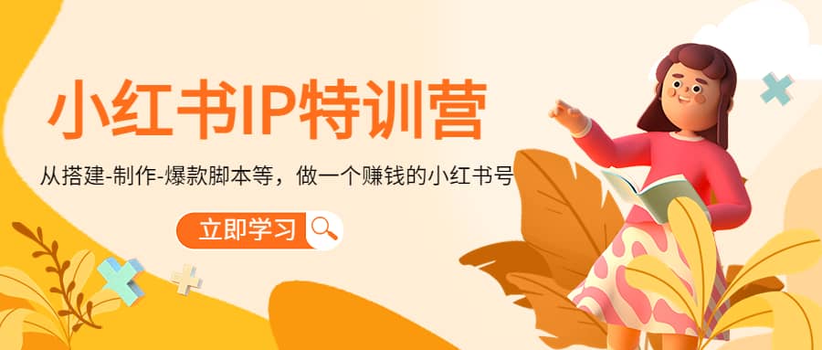 小红书IP特训营网创吧-网创项目资源站-副业项目-创业项目-搞钱项目共创吧