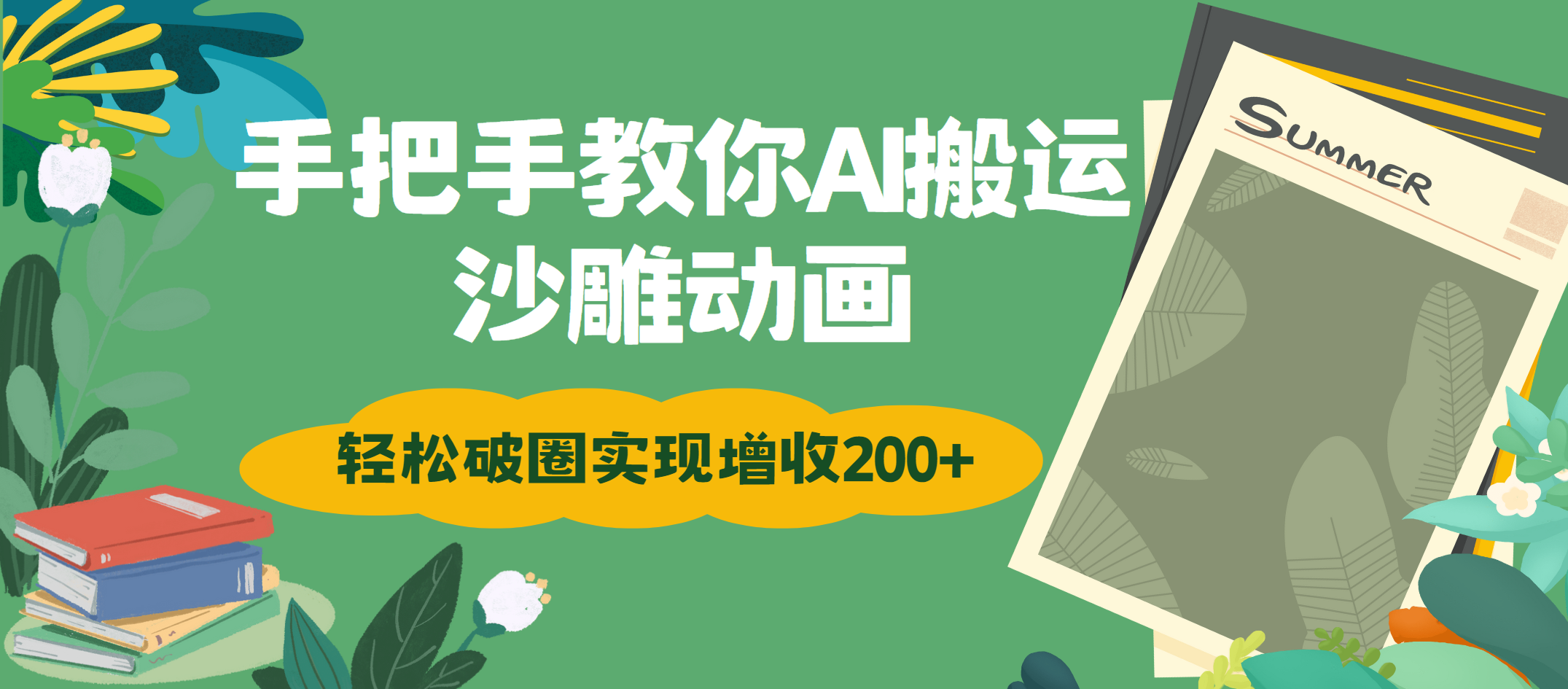 手把手教你用AI搬运沙雕动画轻松破圈实现增收200+网创吧-网创项目资源站-副业项目-创业项目-搞钱项目共创吧