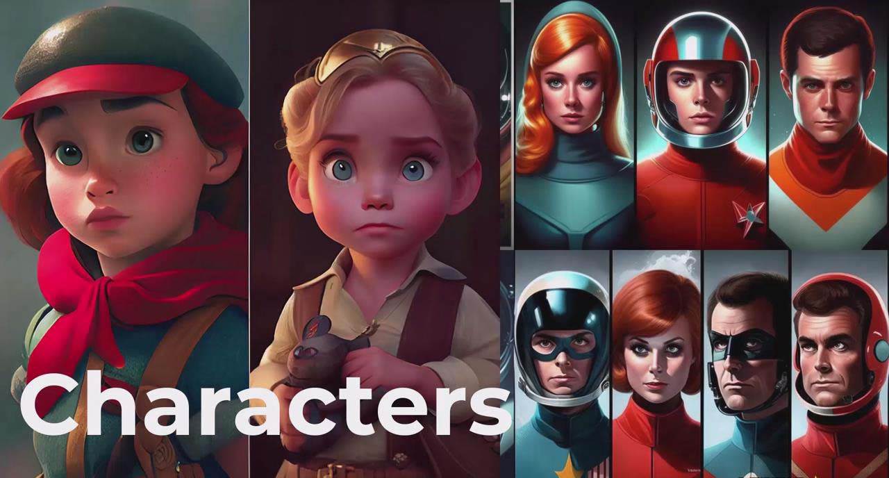 掌握 MidJourney V5 AI + ChatGPT创建一致的角色设计图像-22节课-中英字幕共创吧-网创项目资源站-副业项目-创业项目-搞钱项目共创吧